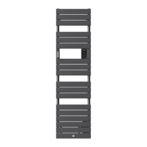 Sèche serviette électrique étroit avec soufflerie Thermor Riviera 2 1500W gris menhir