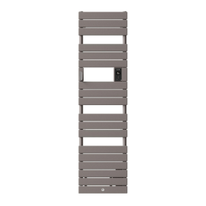 Sèche serviette électrique étroit avec soufflerie Thermor Riviera 2 1500W gris roche