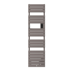 Sèche serviette électrique étroit avec soufflerie Thermor Riviera 2 1750W gris roche