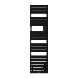 Sèche serviette électrique étroit avec soufflerie Thermor Riviera 2 1750W noir carbone