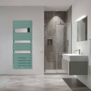 sèche serviettes électrique Thermor Riviera 2 avec soufflerie 1500W vert eucalyptus - photo intérieur