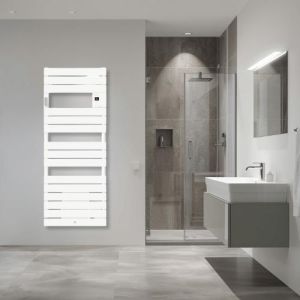 Sèche-serviette électrique avec soufflerie Thermor Riviera 2 1750W blanc satin - photo intérieur