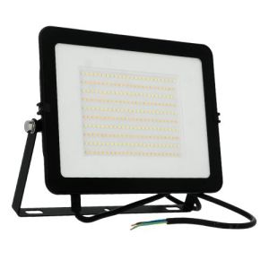 Projecteur extérieur LED extra plat TCIAO 230V 75W/100W 8270lm à 11400lm 3CCT noir réf. TLS8042