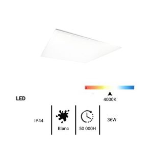 Fiche technique plafonnier LED 600x600 Vision-el