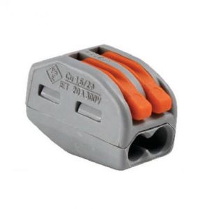 WAGO 15 bornes automatiques fils souples et rigides 2x2.5²