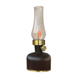 Lanterne LED métal Watt & Home Mistral coloris noir