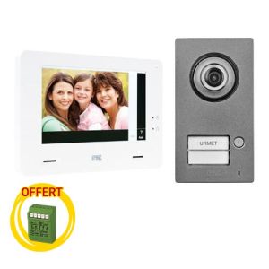 kit portier vidéo Mini Note+ d'Urmet avec écran tactile 7