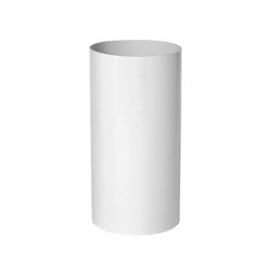Rallonge circulaire Aldes minigaine en PVC blanc diamètre 125mm longueur 250mm