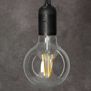 Ampoule LED Arlux dimmable transparente E27 Ø95 230V 6W(=80W)  900lm 2700K - photo ambiance