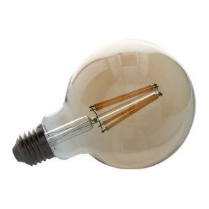ARLUX Ampoule LED 3-Steps dimmable ambrée E27 Ø95 230V 6W(=80W) 720lm 2700K - vue horizontale