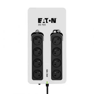 EATON Onduleur 3S 700VA 420W 8 prises 2P+T Tél USB - 230V