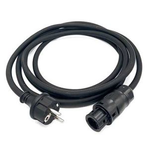 Câble noir 3G1.5mm² d'une longueur de 10m pour micros-onduleurs Envertech EVT400 et EVT800