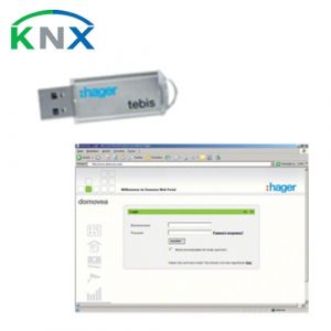 HAGER KNX Clé d'accès à distance pour serveur IP Domovea - TJ550