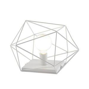 Lampe de table E27 LUCE DESIGN Blanc ABRAXAS - I-ABRAXAS-L1 BCO