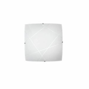 Plafonnier LED LUCE DESIGN 15W Blanc Chrome ALEXIA - I-ALEXIA/PL30