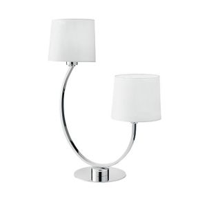 Lampe de table E27 LUCE DESIGN Chrome ASTORIA - I-ASTORIA-L2