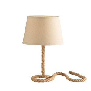 Lampe de table E27 LUCE DESIGN Beige ROPE - I-ROPE-L