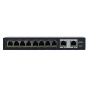 IKEPE Home connect Switch ethernet 10 ports, 8 ports 1 Gb POE 120W - vue de face