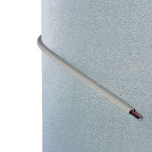 INOFIX Cablefix Gaine adhésive 10,5 x 10 mm - Gris métallisé