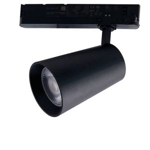 Projecteur pour rail LED INTEC 30W Noir KONE - LED-KONE-B-30BR