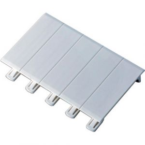 LEGRAND Ekinoxe Obturateur blanc 5 modules pour coffret