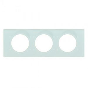 Plaque De Finition Legrand Céliane Verre Kaolin – 1 Module