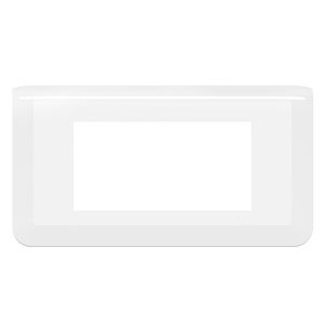 Plaque Mosaic avec support pour 1 module - blanc - particulier