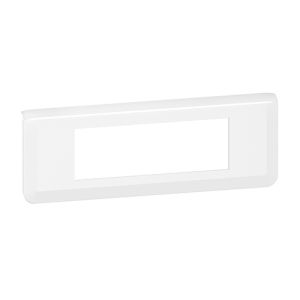 Lot Plaque Double Horizontale Mosaic 45 Legrand Blanche + Support - Neuf De Stock