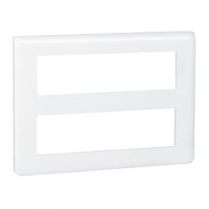 LEGRAND Mosaic Plaque horizontale 2x8 modules blanc - 078837
