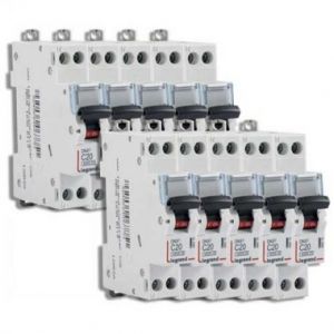 LEGRAND Lot de 10 disjoncteurs électriques DNX3-20A