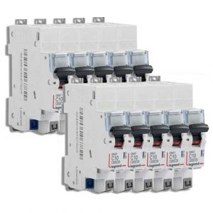 Disjoncteur électrique 1 module à bornes auto 1P+N - Hager