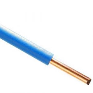 Fil électrique rigide H07VU 1.5mm² bleu - Couronne de 100m