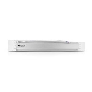 MIIDEX Réglette LED Slim Home 18W 1440lm 3000K blanc 60cm - vue de dos
