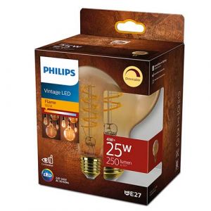 Cette ampoule PHILIPS E27 dimmable apporte un côté Vintage à votre éclairage d'intérieur