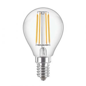 PHILIPS Ampoule LED filament E14 230V 4,3W(=40W) 470lm 2700K LEDluster standard - 347304