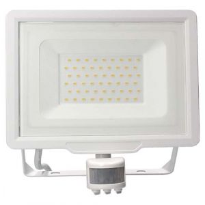 Projecteur LED extra plat précâblé à détection 50W 4250lm blanc