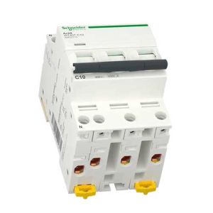Disjoncteur Modulaire Schneider Electric Acti9 IDT40T 3P+N 10A Courbe C 6kA - Protection Fiable Pour Votre Installation Électrique