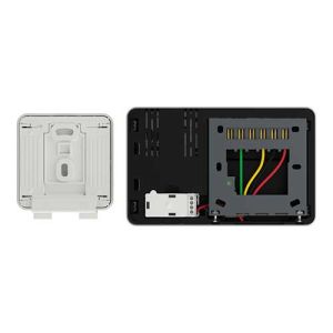 Vue - arriere Kit Thermostat connecté pour chaudière on/off ou OpenTherm radio Zigbee SCHNEIDER Wiser - CCTFR6901