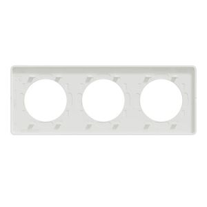 SCHNEIDER Odace Touch Plaque triple blanc - S520806 - vue de dos