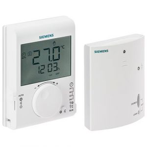 SIEMENS Thermostat d'ambiance journalier sans fil programmable + 1 récepteur