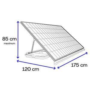Station solaire Sunology 85x120x175cm