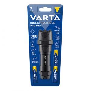 packaging VARTA Lampe torche Indestructible F10 PRO 300lm IP67 + 3AAA - 18710101421_x000D_