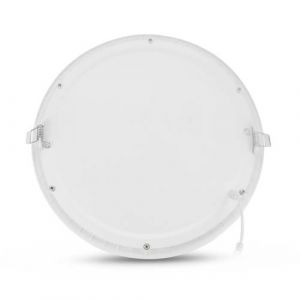 VISION EL Plafonnier LED rond blanc 18W diamètre 235 mm - Dos