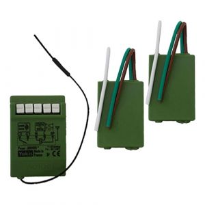 YOKIS Power Kit radio variateur va et vient 2 émetteurs radio et 1 télévariateur - KITRADIOVVP