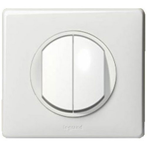 Interrupteur double va et vient LEGRAND Céliane complet blanc 123elec.com