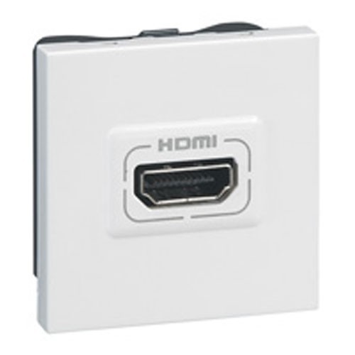 Prise HDMI LEGRAND Mosaic blanc - 078768 123elec.com