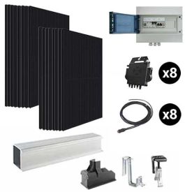Kit solaire autoconsommation 6000W DMEGC + micro-onduleur APS - Toiture tuile