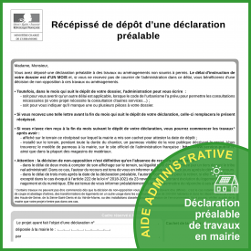 Aide administrative - Déclaration préalable de travaux en Mairie 
