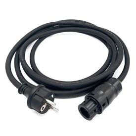 Câble noir 3G1.5mm² d'une longueur de 5m pour micros-onduleurs Envertech EVT400 et EVT800
