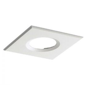 GAP LIGHTING Collerette carrée pour spot encastrable DLX10 blanc